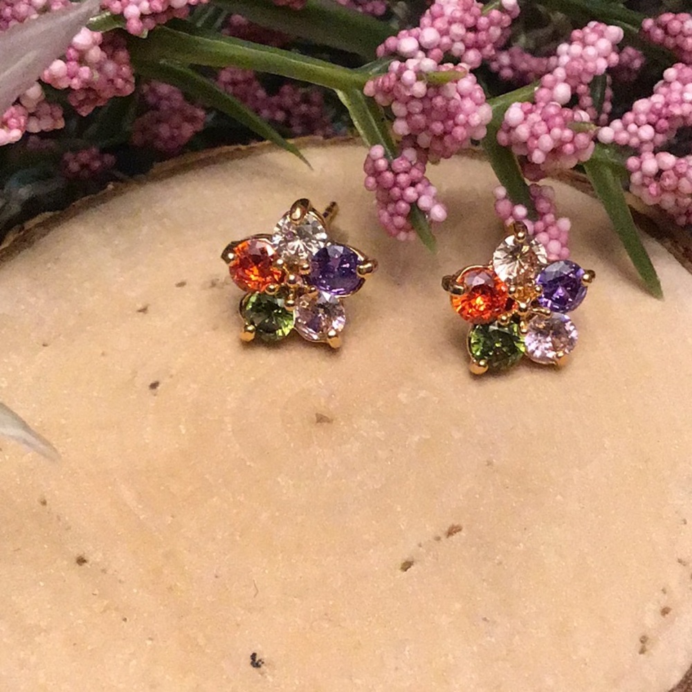 #257 Zirconia Earrings